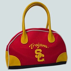 Vintage USC Trojans MVP* Littlearth Purse – Red & Gold Bowling-Style Handbag HTF